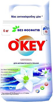 Фото OKey Стиральный порошок Автомат Universal 6 кг