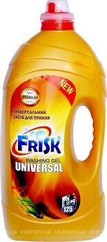 Фото Frisk Гель для стирки белых и цветных вещей Premium Gold Universal 5.5 л