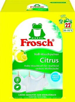 Фото Frosch Стиральный порошок Цитрус 1.45 кг
