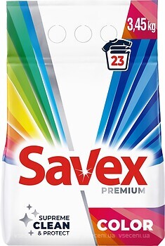 Фото Savex стиральный порошок Premium Color 3.45 кг