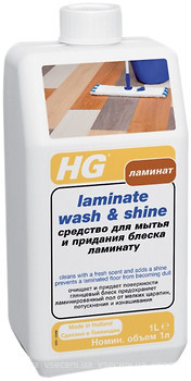Фото HG Средство для мытья и придания блеска ламинату 1000 мл