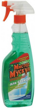 Фото Mr. Muscle Спрей для стекол с нашатырным спиртом Зеленый 500 мл