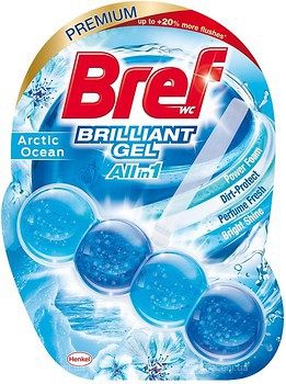 Фото Bref Туалетный блок Brilliant Gel Арктический океан 42 г