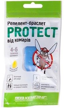 Фото Кемпинг браслет от комаров Protect S (CMG006)