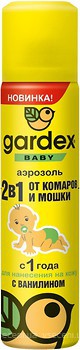 Фото Gardex аэрозоль от комаров и мошек 2 в 1 Baby 80 мл