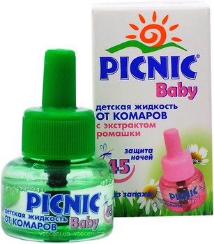 Фото Picnic жидкость для фумигатора Baby на 45 ночей 30 мл