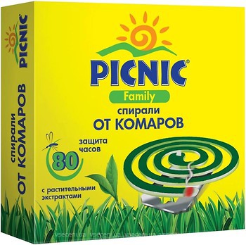 Фото Picnic спираль от комаров Family 10 шт