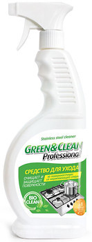 Фото Green&Clean Средство для чистки поверхностей из нержавеющей стали 650 мл (GC00157)