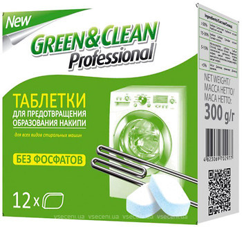Фото Green&Clean Таблетки для предотвращения образования накипи 12 шт