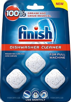 Фото Finish Dishwasher Cleaner Средство для чистки посудомоечных машин 3 шт