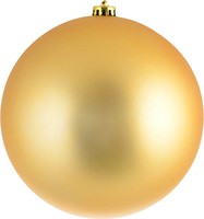 Фото Yes!Fun (Новогодько) шар золотой матовый 20 см (972659, 5056137104284)