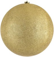 Фото Yes!Fun (Новогодько) шар золотой с глиттером 25 см (972675)