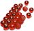 Фото ColorWay набор шаров Merry Christmas mix Red 6 см, 24 шт (CW-MCB624RED)