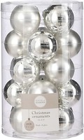 Фото House of Seasons набор шаров серебристый 4 см, 20 шт