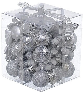Фото Jumi набор украшений серебряный 3 см, 40 шт (5900410410985)
