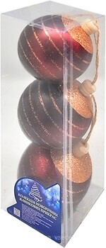 Фото Stenson набор шаров 8 см, 3 шт (9378)