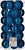Фото House of Seasons набор шаров синий 6 см, 30 шт (8718861972047)