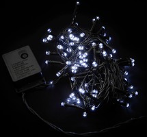 Фото Delux String C 100 LED 5 м белый/черный IP20 (90009493)