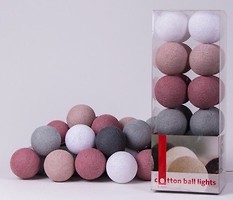 Фото Cotton Ball Lights Dirty Rose 10 шариков