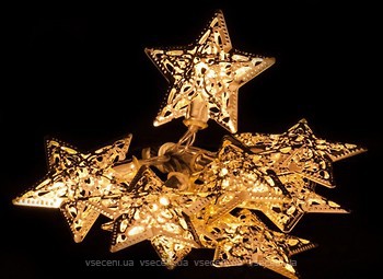 Фото Luca Lighting Золотистые звезды 1.35 м (8712799938526)