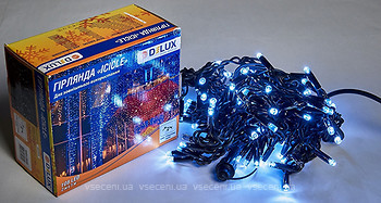 Фото Delux Icicle 108 LED 2x1 м черный/белый IP44 (90012940)