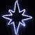 Фото Delux мотив Star 65x75 см белый IP44 (90012985)
