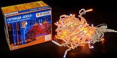 Фото Delux Icicle 108 LED 2x1 м белый/желтый IP44 (90015179)