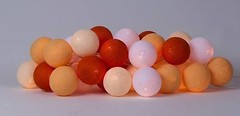 Фото Cotton Ball Lights Orange 10 шариков