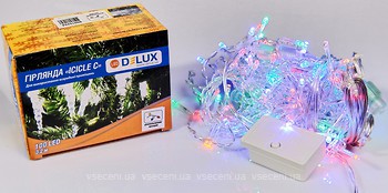 Фото Delux Icicle C 100 LED 3.2x0.7 м мультицветный/прозрачный IP20 (90015254)