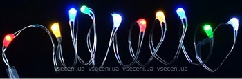 Фото Yes!Fun (Новогодько) линейная 10 LED 0.55 м мультиколор (801099)