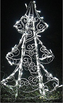 Фото Гранд-Презент Елка новогодняя 90 см 100 led белый (2211502530010)