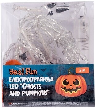 Фото Yes!Fun (Новогодько) Хэллоуин Ghost and pumpkin 11 LED 2 м (801176)