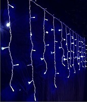 Фото Yes!Fun (Новогодько) гирлянда бахрома 83 LED 3x0.6 м синий (973777)