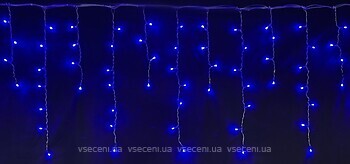 Фото Yes!Fun (Новогодько) гирлянда бахрома 84 LED 2.1x0.7 м синий (973772)