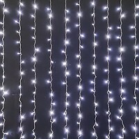 Фото Yes!Fun (Новогодько) гирлянда-штора 238 LED 2x2 м холодный белый (973768)