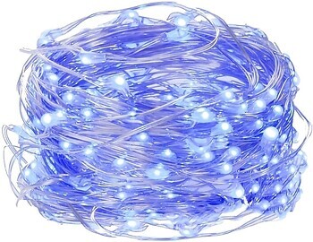 Фото Springos гирлянда линейная 10 LED 0.9 м синий (CL0003)