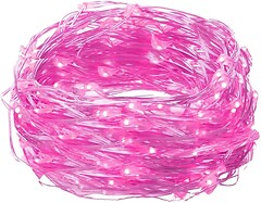 Фото Springos гирлянда линейная 20 LED 1.9 м розовый (CL0009)