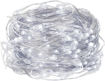 Фото Springos гирлянда линейная 100 LED 9.9 м холодный белый (CL0019)