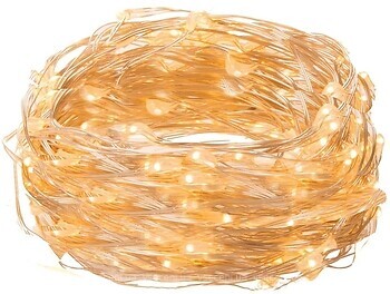 Фото Springos гирлянда линейная 100 LED 9.9 м теплый белый (CL0018)