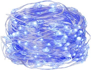 Фото Springos гирлянда линейная 200 LED 20 м синий (CL0084)