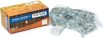 Фото Delux Waterfall C 320 LED 3x3 м белый/прозрачный IP20 (90018007)