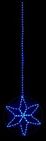 Фото Delux мотив Star 60x60 см синий IP44 (90019524)