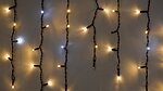 Фото Delux Icicle 75 LED 2x0.7 м черный/теплый белый IP44 EN flash (90020895)