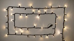 Фото Delux String 100 LED 2x5 м черный/теплый белый flash IP44 EN (90020903)