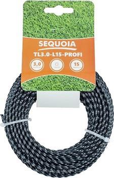 Фото Sequoia Крученный квадрат 3 мм 15 м (TL3.0-L15-Profi)