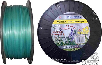 Фото Virok Крученный квадрат 2.4 мм 400 м (10V016)