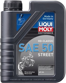 Фото Liqui Moly Motorbike HD-Classic Street SAE 50 1 л (1572)