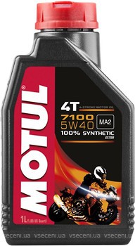 Фото Motul 7100 4T 5W-40 1 л (838011/104086)