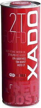 Фото XADO Atomic Oil 2T FC/FD Red Boost 1 л (XA26199)