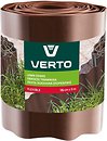 Фото Verto бордюрная лента 9 м x 15 см, коричневый (15G514)